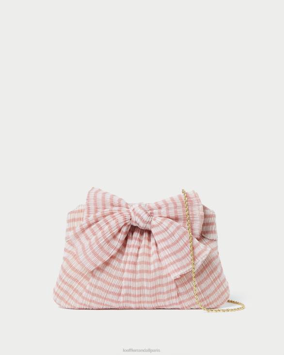 femmes Loeffler Randall vichy rose tendre pochette à nœud Rayne Sacs 8HL8380