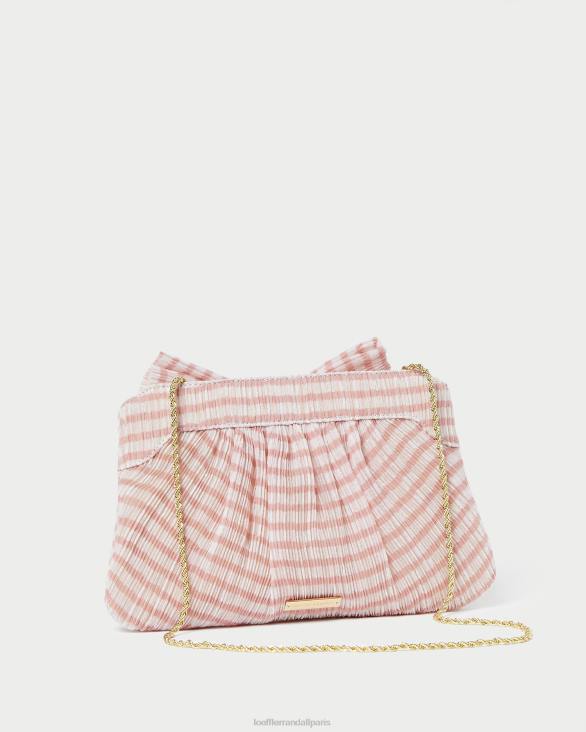 femmes Loeffler Randall vichy rose tendre pochette à nœud Rayne Sacs 8HL8380