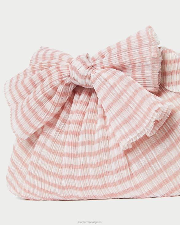 femmes Loeffler Randall vichy rose tendre pochette à nœud Rayne Sacs 8HL8380