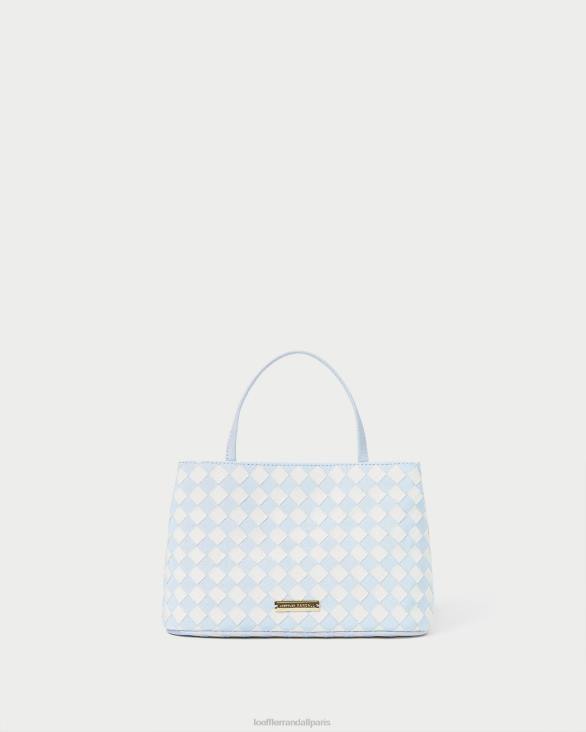 femmes Loeffler Randall bleu clair/crème mini fourre-tout Minnow Sacs 8HL8317