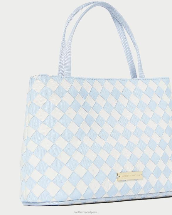 femmes Loeffler Randall bleu clair/crème mini fourre-tout Minnow Sacs 8HL8317