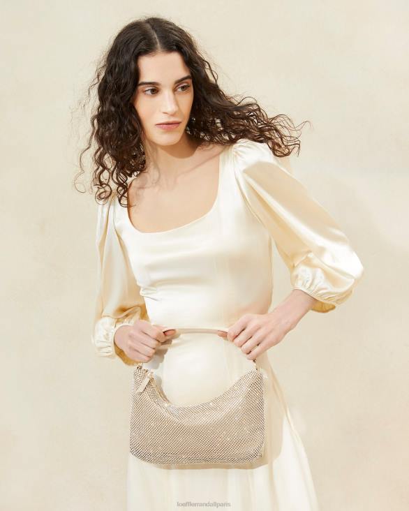 femmes Loeffler Randall or sac baguette cam à diamants Sacs 8HL8399