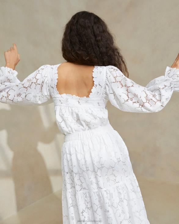 femmes Loeffler Randall Ivoire lilibet crème col carré haut vêtements 8HL8198