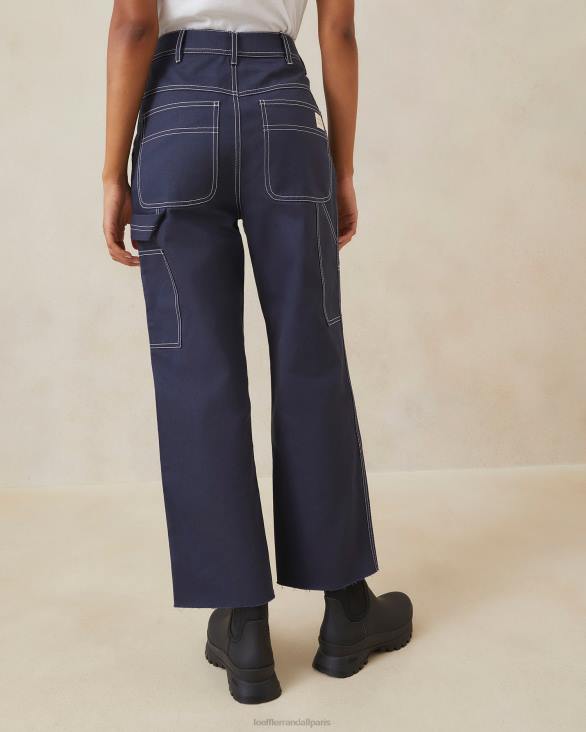 femmes Loeffler Randall marine pantalon de charpentier roy vêtements 8HL8221