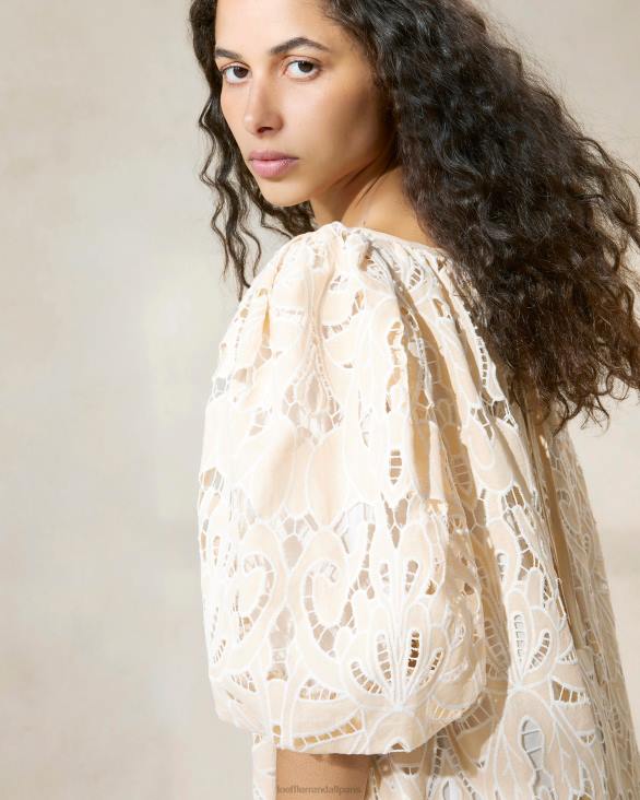 femmes Loeffler Randall bronzer robe oversize à manches bouffantes mimi vêtements 8HL8176