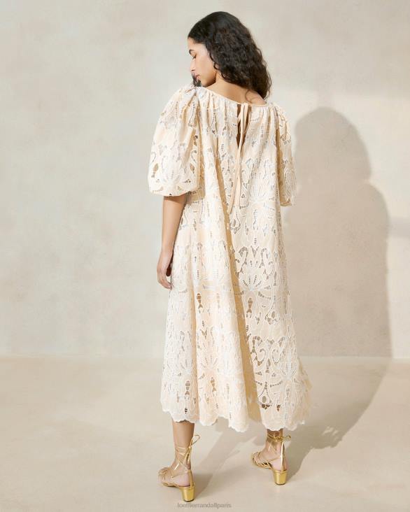 femmes Loeffler Randall bronzer robe oversize à manches bouffantes mimi vêtements 8HL8176