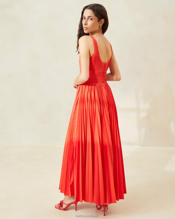 femmes Loeffler Randall coquelicot robe plissée bea vêtements 8HL8180