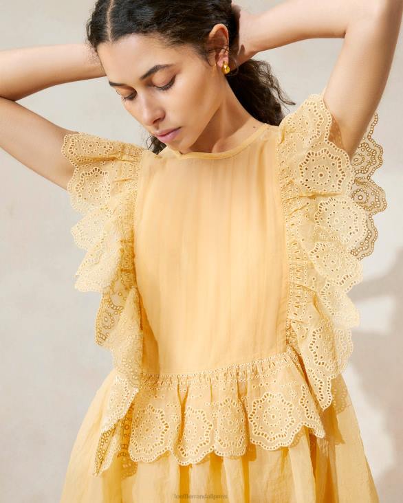 femmes Loeffler Randall dune robe festonnée à broderies Naomi vêtements 8HL8192
